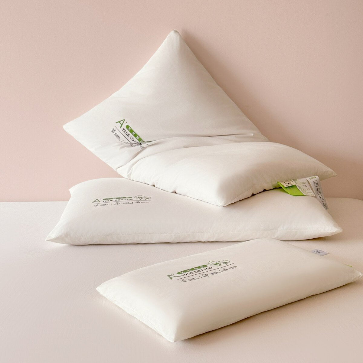 Baby Safe 60s Pure Cotton 2 Pieces Kids Pillow Set